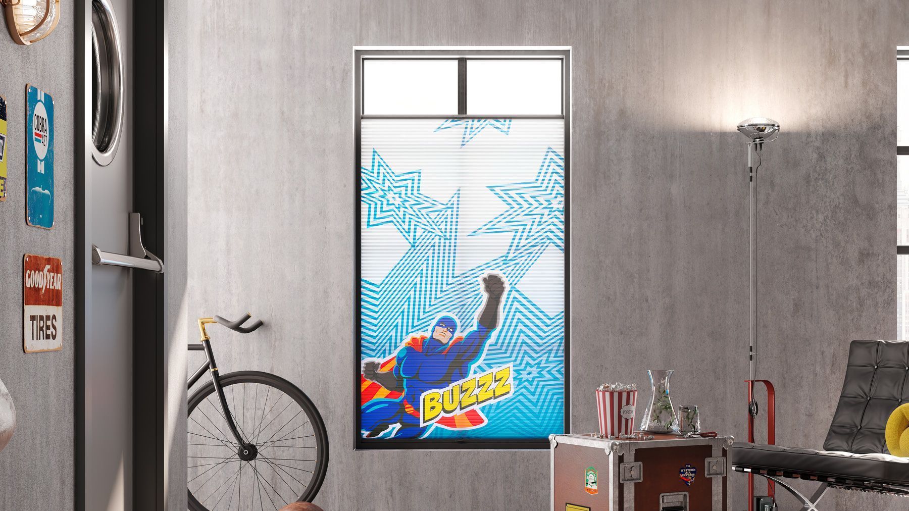 Teba Wabenplisse Duette Dessin Hero im Flur