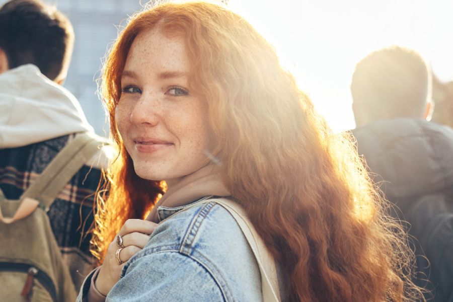 Zufriedene Auszubildene bei Teba