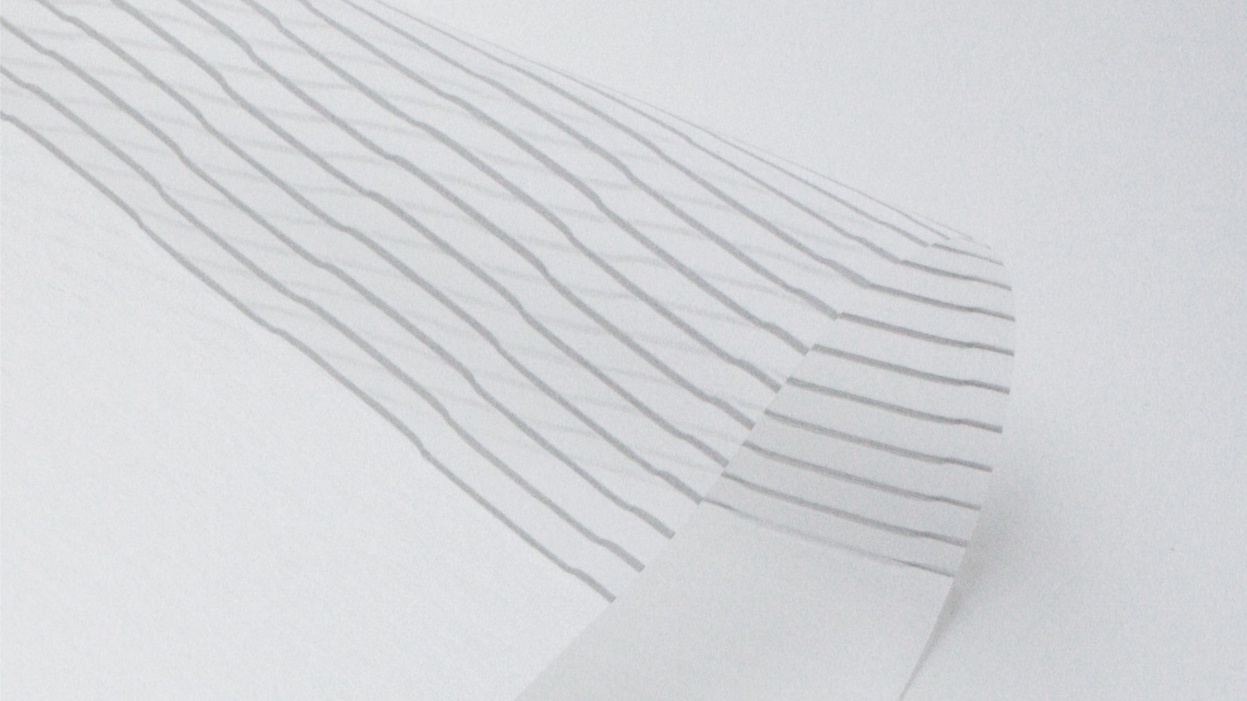 Teba Flächenvohang weiß mit feinen Linien