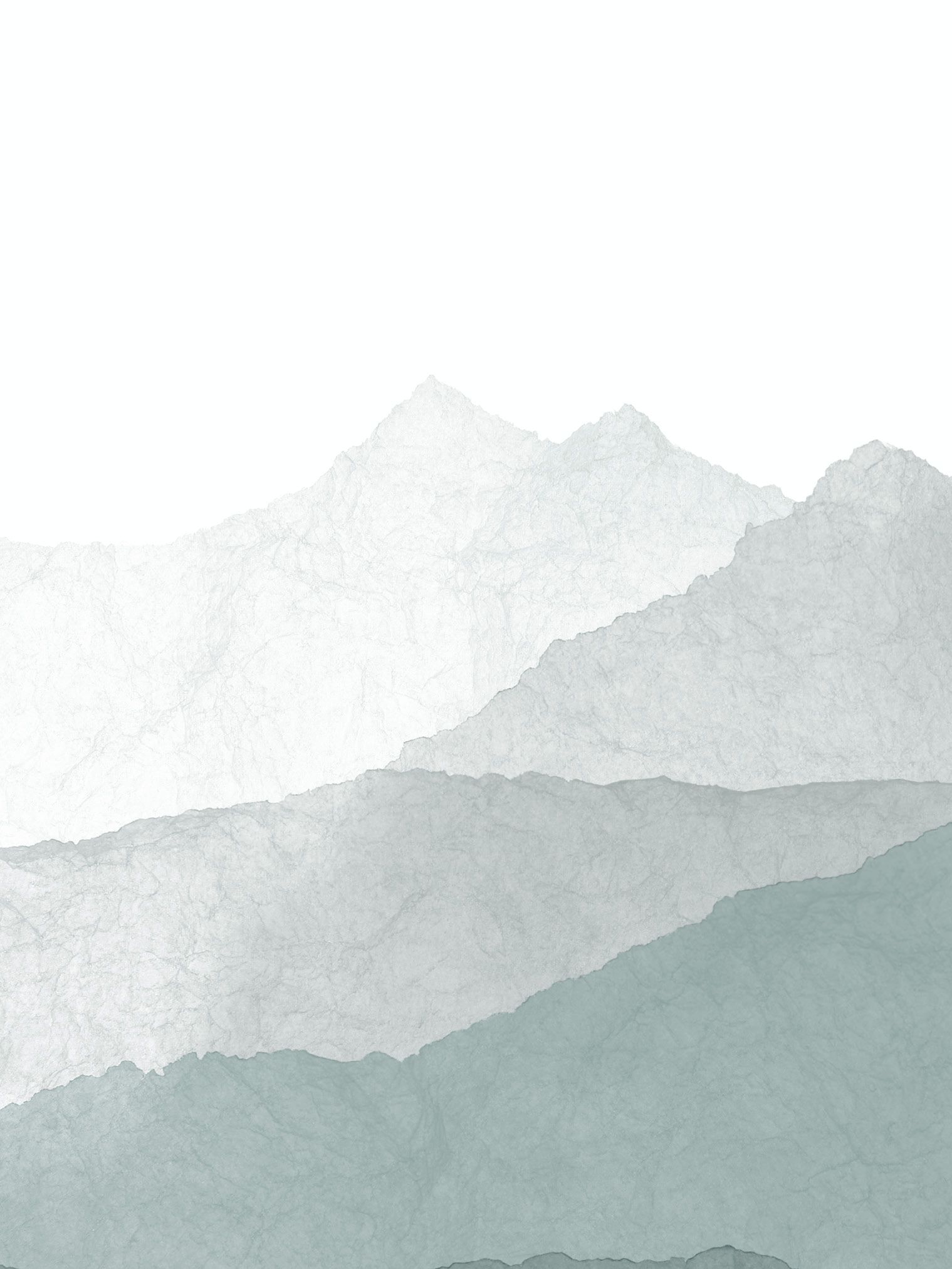 Graue Berge Stoffmuster Flächenvorhang Teba