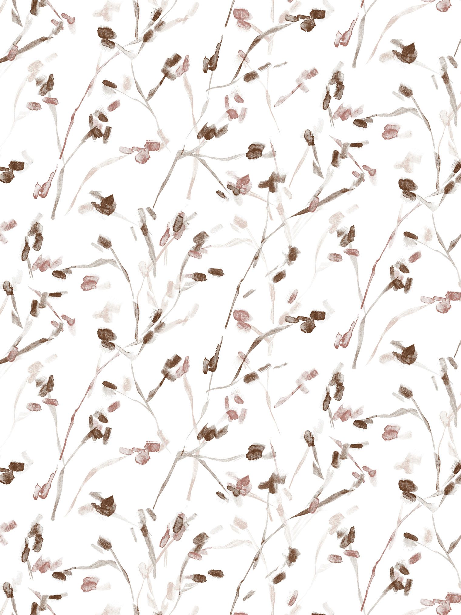 Flächenvorhang mit blumen Muster