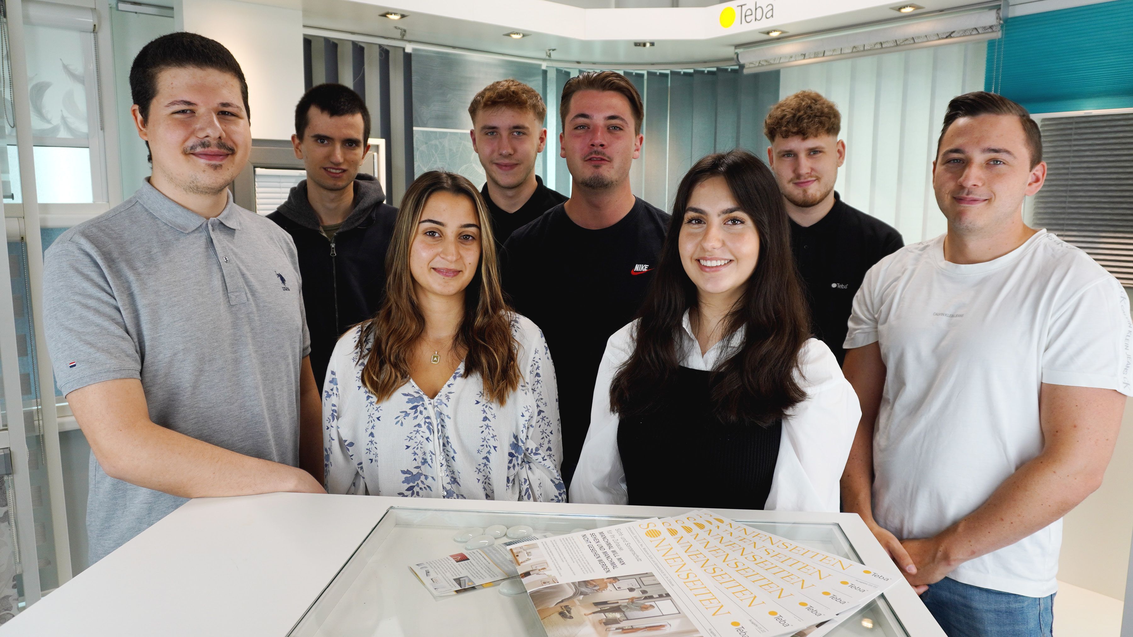 Auszubildende bei Teba