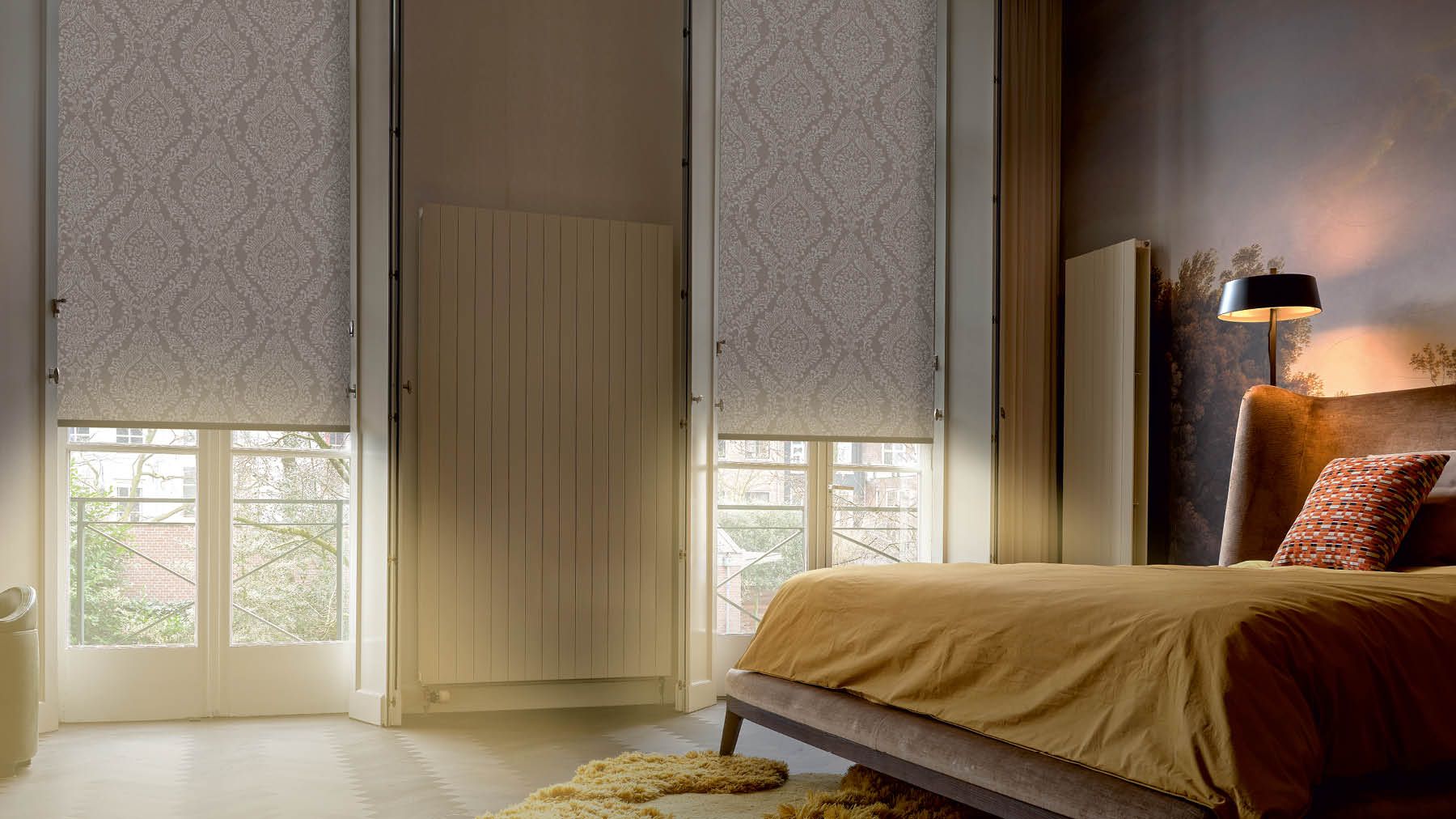 Schlafzimmer mit Teba MotionBlinds