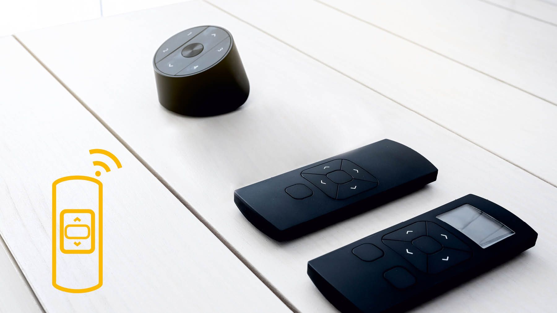 Beindung Teba MotionBlinds mit Funfernbedienung