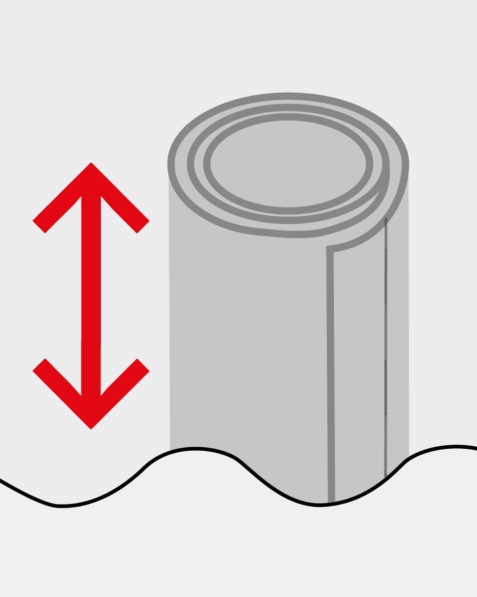 Flächenvorhang bei Schonwaschgang waschen