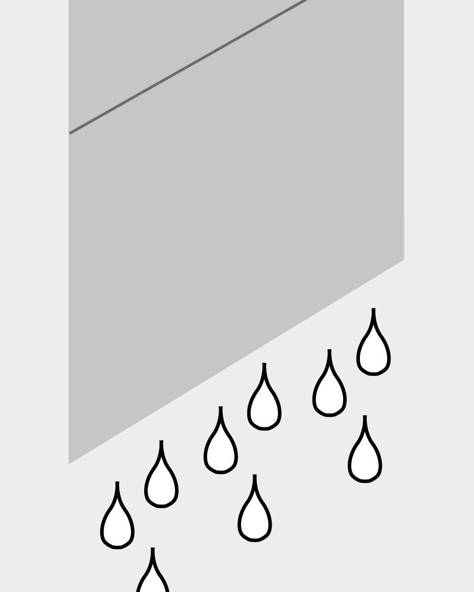 Schritt 3: Lamellenvorhang abtropfen lassen