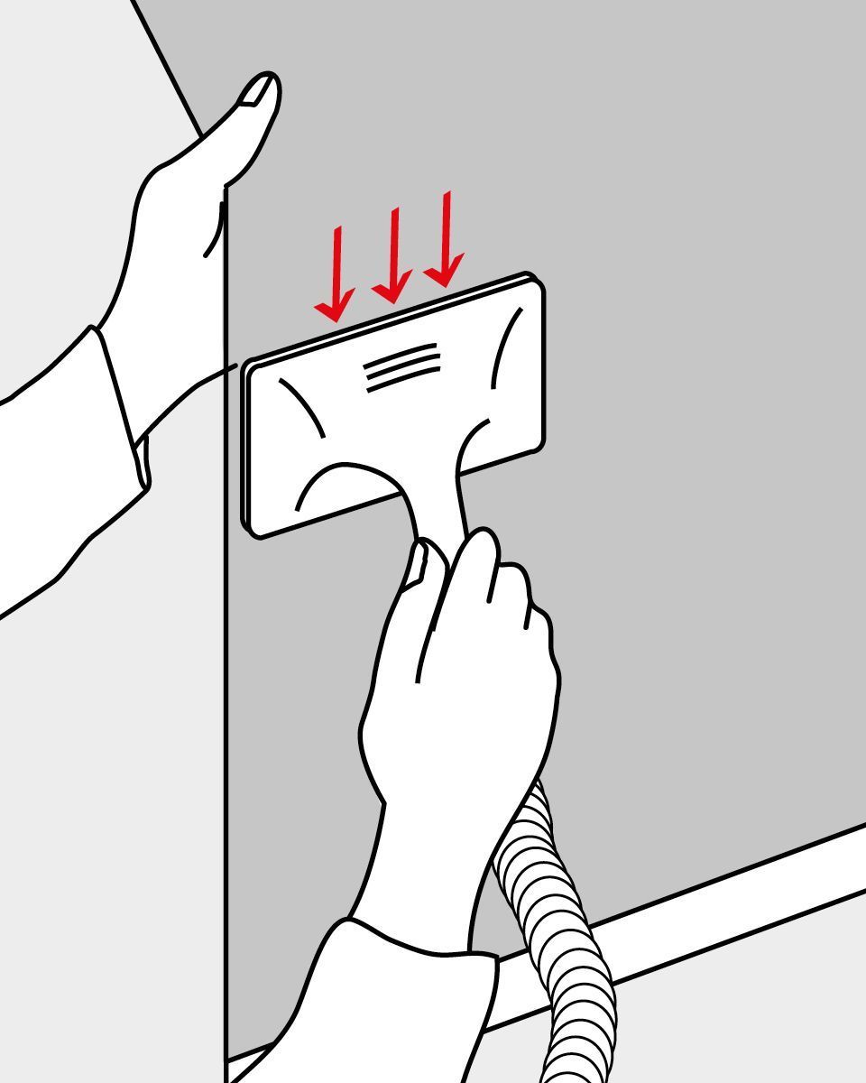 Rollo sauber machen mit dem Staubsauger