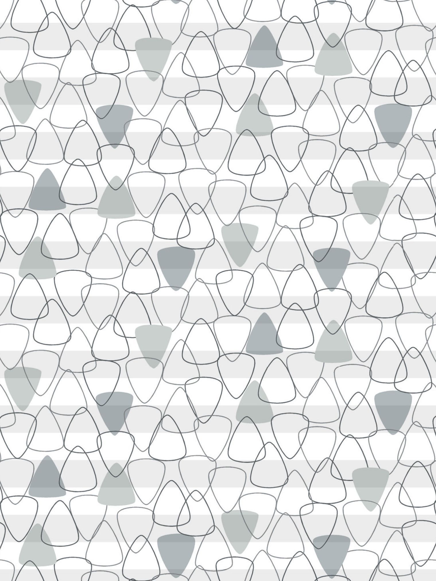 Graues Dreieck Stoffmuster Plissee Teba