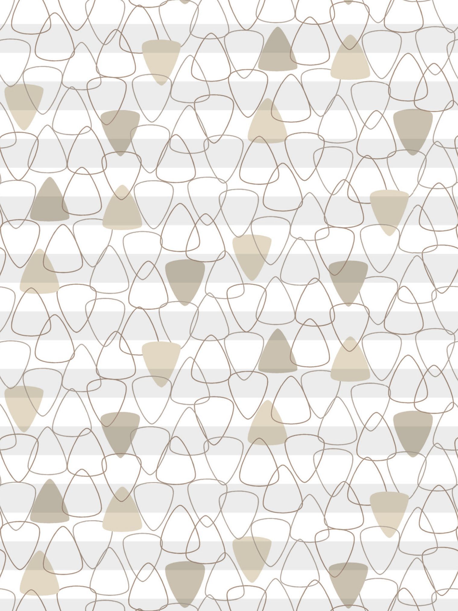 Beiges Dreieck Stoffmuster Plissee Teba