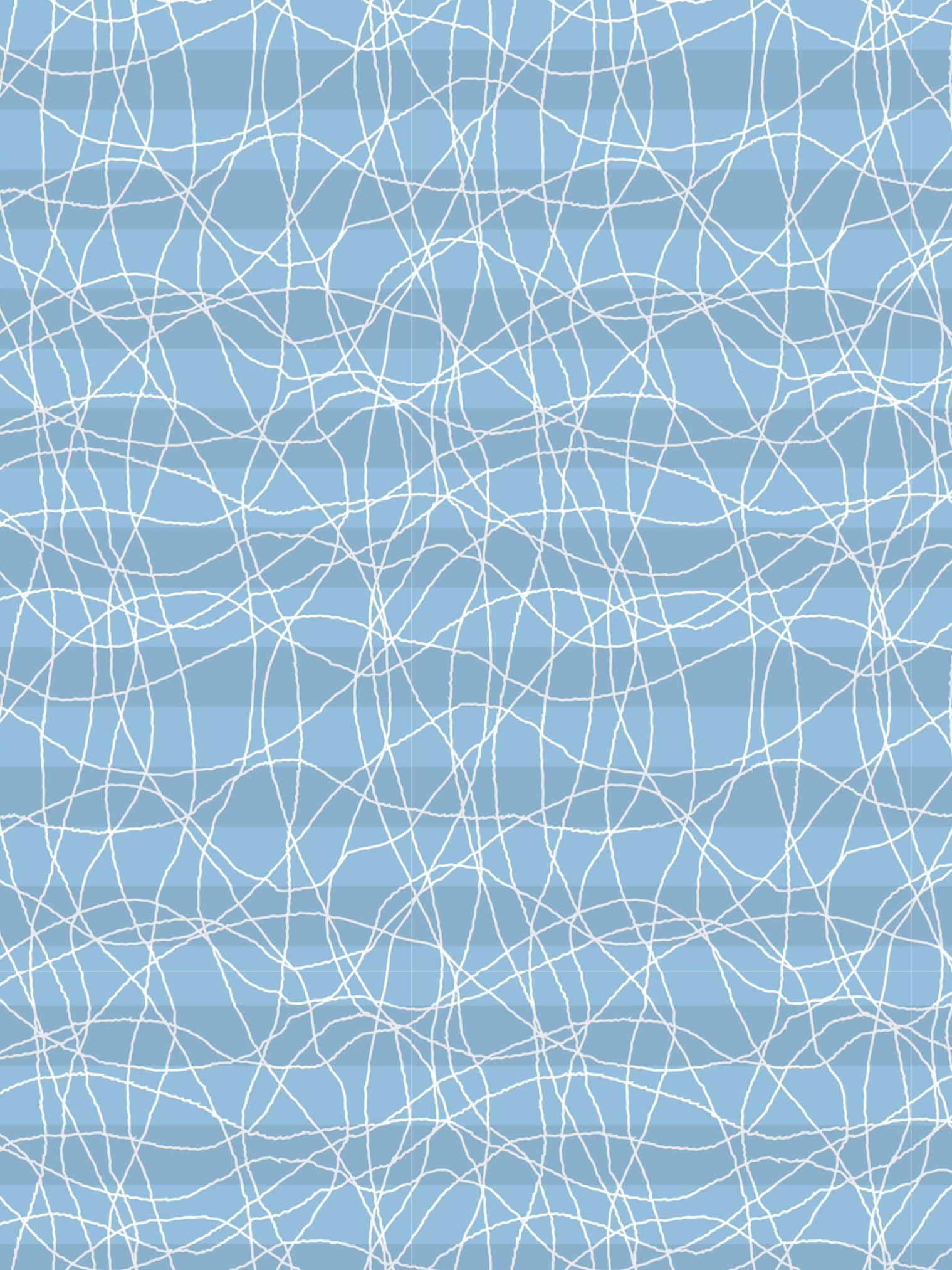 Blaues Stoffmuster Plissee Teba