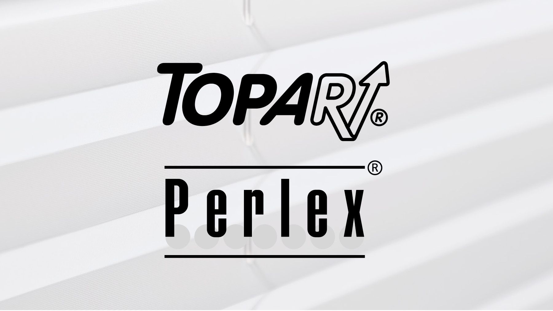 Weißes Plissee Topart Perlex Piktogramm