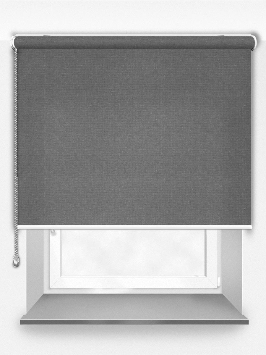 Graues Teba Rollo am Fenster