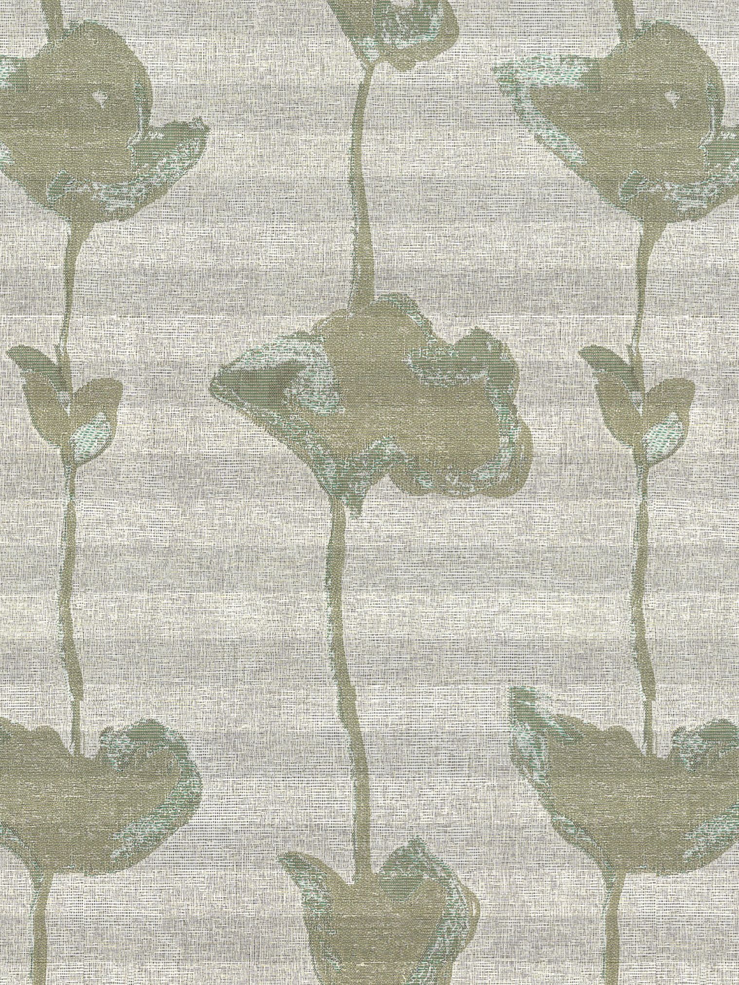 Teba Plissee beiges florales Dessin