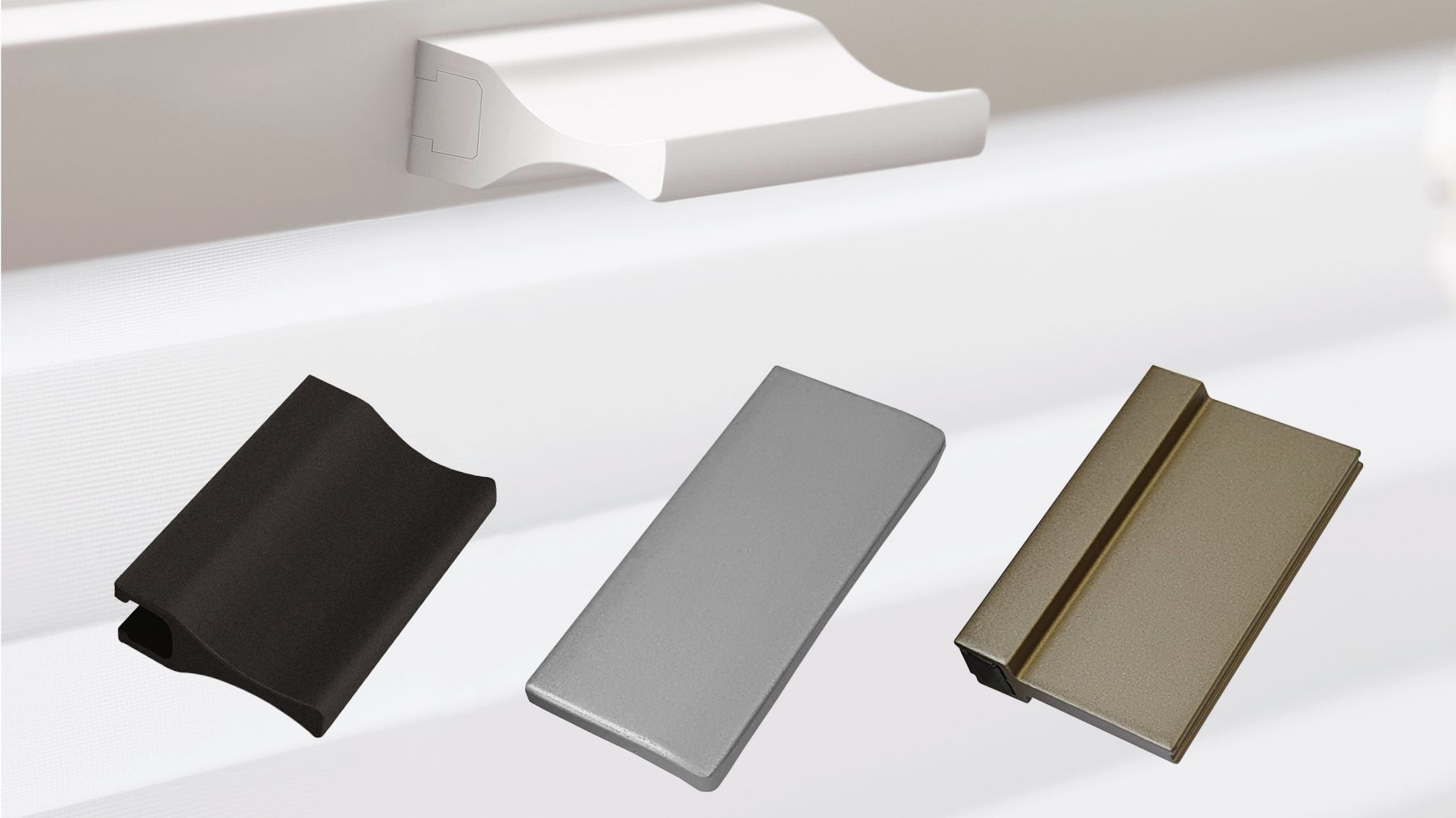 Teba Wabenplissee Griff in drei Farben